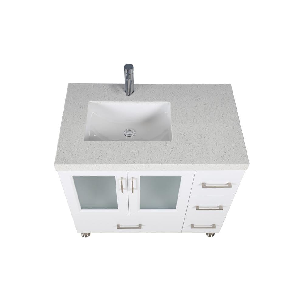 Design Element Westfield 36" Single Sink Vanity in White