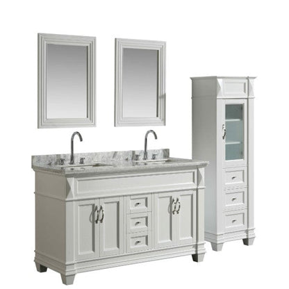 White Transitional Vanity