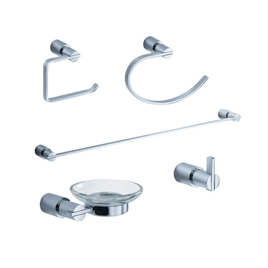 FAC0100 | Fresca Magnifico 5-Piece Bathroom Accessory Set - Chrome