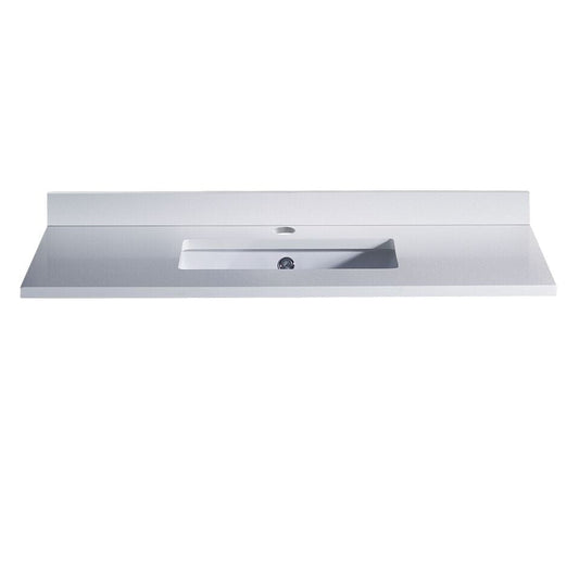 Fresca Oxford 36" White Countertop with Undermount Sink