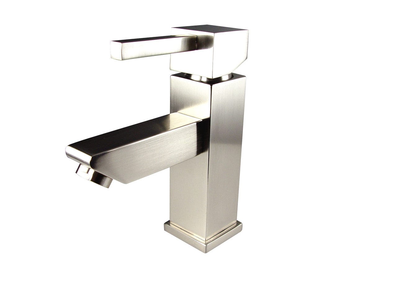 FFT1030BN | Fresca Versa Single Hole Mount Bathroom Vanity Faucet - Brushed Nickel