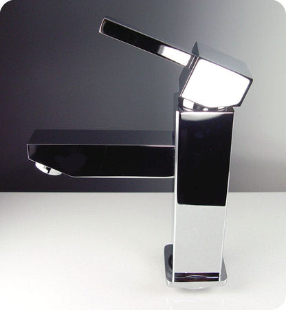 FFT1030CH | Fresca Bevera Single Hole Mount Bathroom Vanity Faucet - Chrome