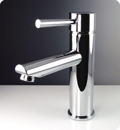 FFT1040CH | Fresca Tartaro Single Hole Mount Bathroom Vanity Faucet - Chrome