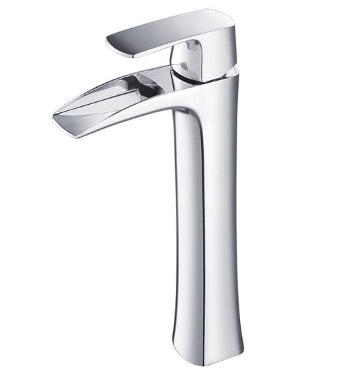 FFT3072CH | Fresca Fortore Single Hole Vessel Mount Bathroom Vanity Faucet - Chrome
