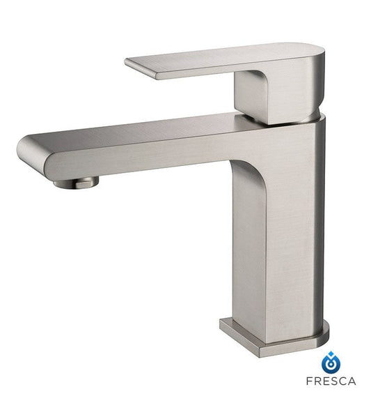 FFT9151BN | Fresca Allaro Single Hole Mount Bathroom Vanity Faucet - Brushed Nickel