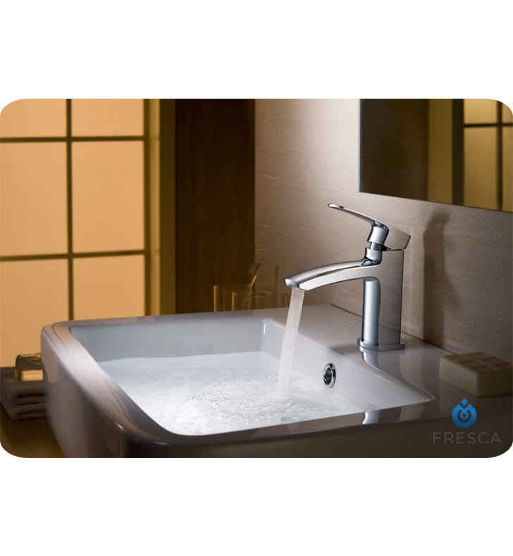 FFT9161CH | Fresca Fiora Single Hole Mount Bathroom Vanity Faucet - Chrome