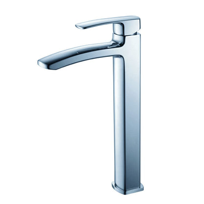 FFT9162CH | Fresca Fiora Single Hole Vessel Mount Bathroom Vanity Faucet - Chrome