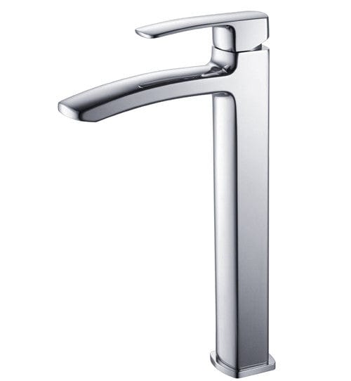 FFT9162CH | Fresca Fiora Single Hole Vessel Mount Bathroom Vanity Faucet - Chrome