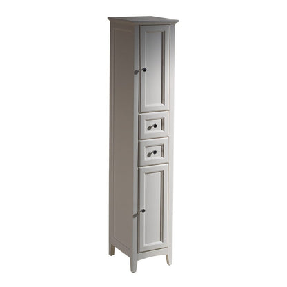 FST2060AW | Fresca Oxford Antique White Tall Bathroom Linen Cabinet