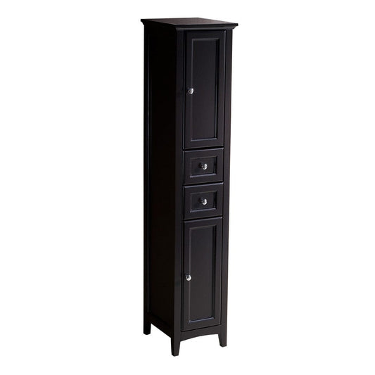 FST2060ES | Fresca Oxford Espresso Tall Bathroom Linen Cabinet