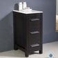 FST6212ES | Fresca Torino 12" Espresso Bathroom Linen Side Cabinet