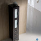 FST6260ES | Fresca Torino Espresso Tall Bathroom Linen Side Cabinet