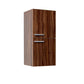 FST8091GW | Fresca Walnut Bathroom Linen Side Cabinet w/ 2 Storage Areas