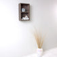 FST8092GO | Fresca Gray Oak Bathroom Linen Side Cabinet w/ 2 Open Storage Areas