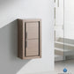 FST8140GO | Fresca Gray Oak Bathroom Linen Side Cabinet w/ 2 Doors