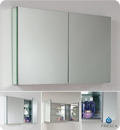 FMC8010 | Fresca 40" Wide Bathroom Medicine Cabinet w/ Mirrors