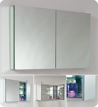 FMC8010 | Fresca 40 Wide Bathroom Medicine Cabinet w/ Mirrors