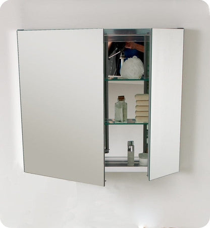 FMC8090 | Fresca 30 Wide Bathroom Medicine Cabinet w/ Mirrors