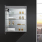 Fresca Tiempo 24 Wide x 30 Tall Bathroom Medicine Cabinet w/ LED Lighting & Defogger - Left Swing