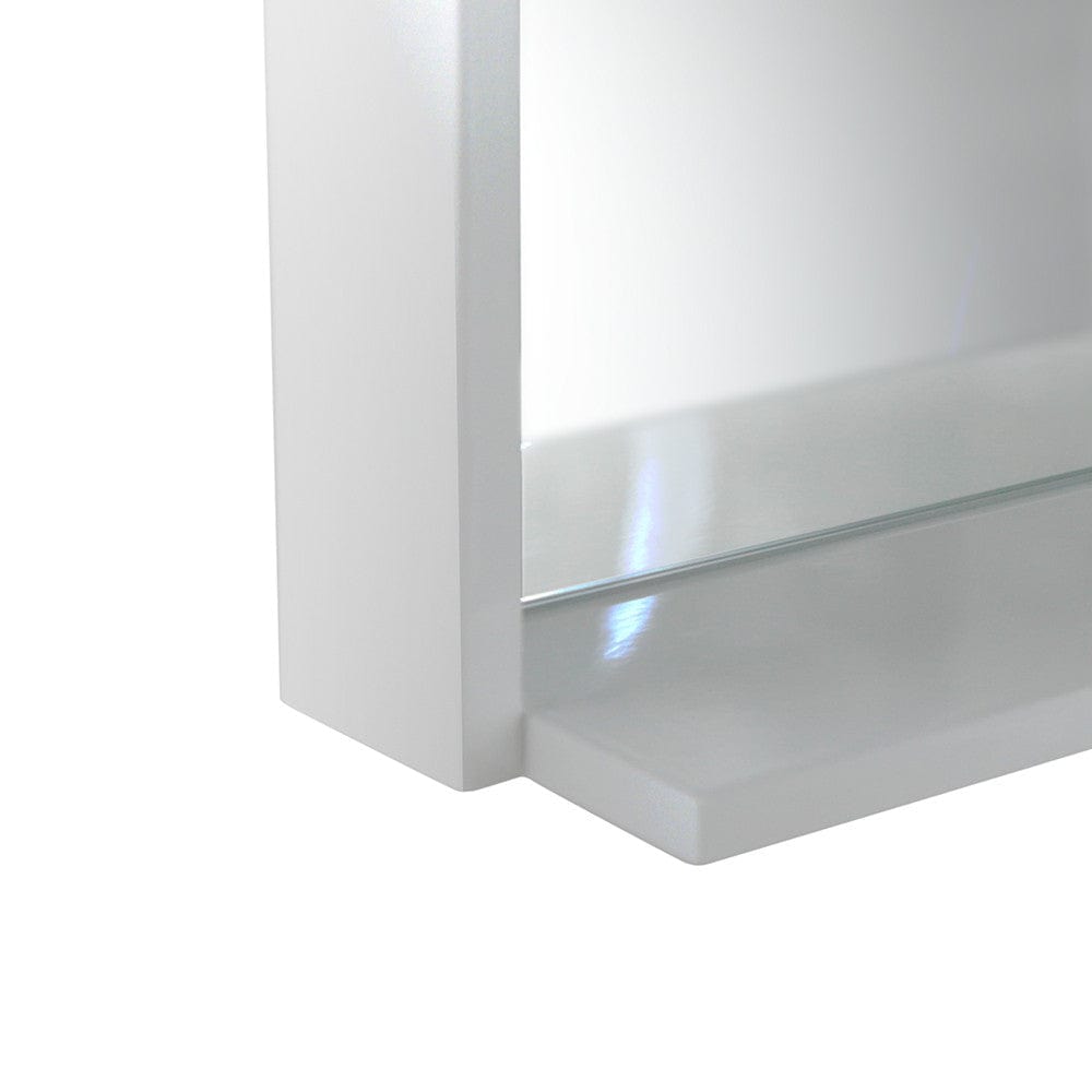 Fresca Allier 16 white Mirror with Shelf