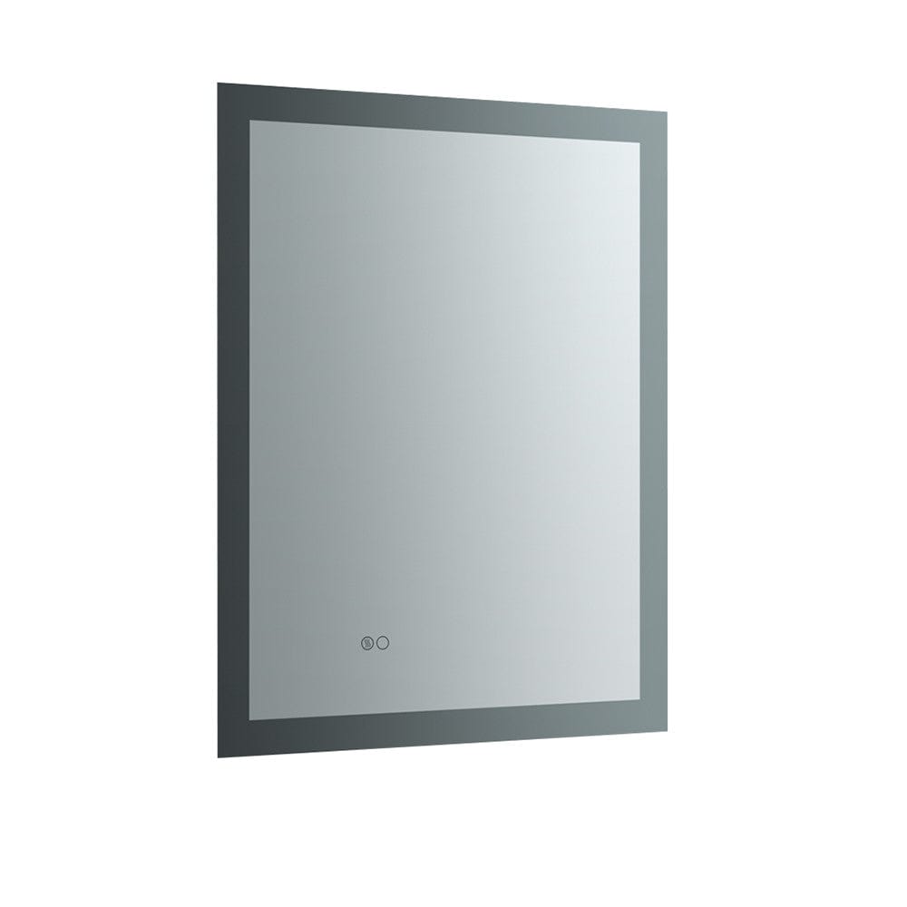 Fresca Angelo 24 Wide x 30 Tall Bathroom Mirror w/ Halo Style LED Lighting and Defogger