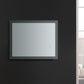 Fresca Angelo 24 Wide x 30 Tall Bathroom Mirror w/ Halo Style LED Lighting and Defogger