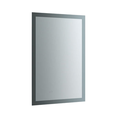 Fresca Angelo 24 Wide x 36 Tall Bathroom Mirror w/ Halo Style LED Lighting and Defogger