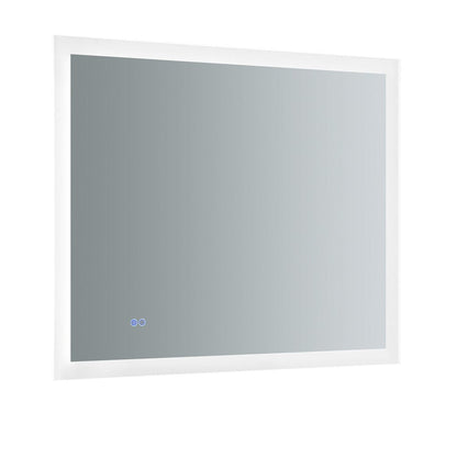 Fresca Angelo 36" Wide x 30" Tall Bathroom Mirror w/ Halo Style LED Lighting and Defogger