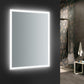 Fresca Angelo 48 Wide x 36 Tall Bathroom Mirror w/ Halo Style LED Lighting and Defogger