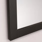 solid wood frame mirror