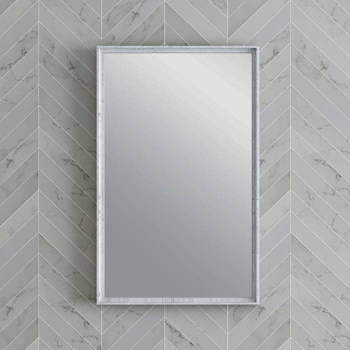 Fresca Formosa 20" Rustic White Bathroom Mirror