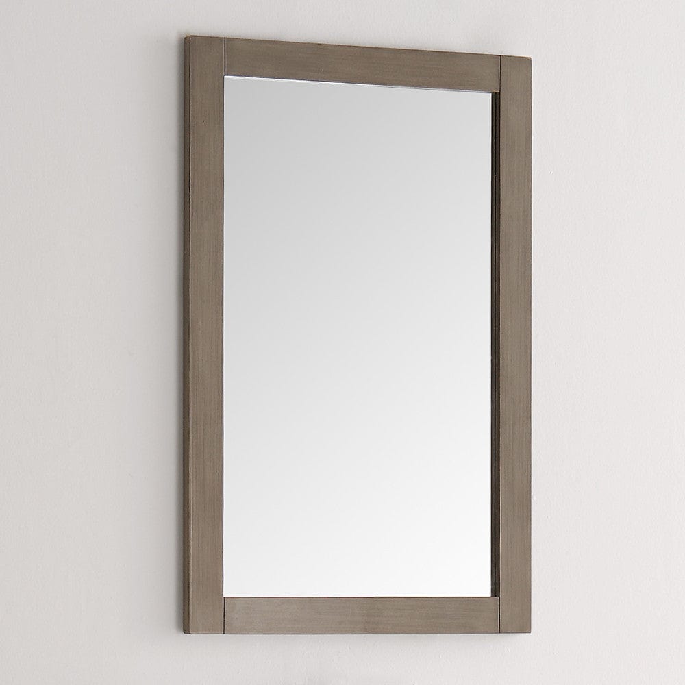 Fresca Greenwich 20 Antique Silver Traditional Bathroom Mirror