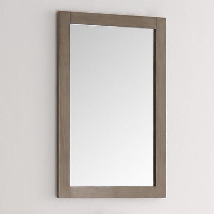 Fresca Greenwich 20 Antique Silver Traditional Bathroom Mirror