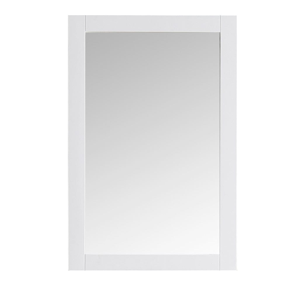 Fresca Hartford 20 White Traditional Bathroom Mirror