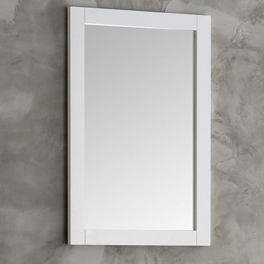 Fresca Hartford 20 White Traditional Bathroom Mirror