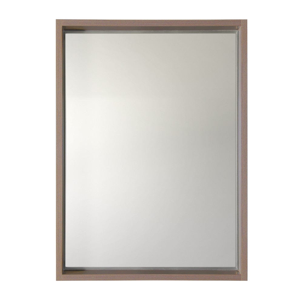 Fresca Potenza 21 Gray Oak Mirror with Shelf