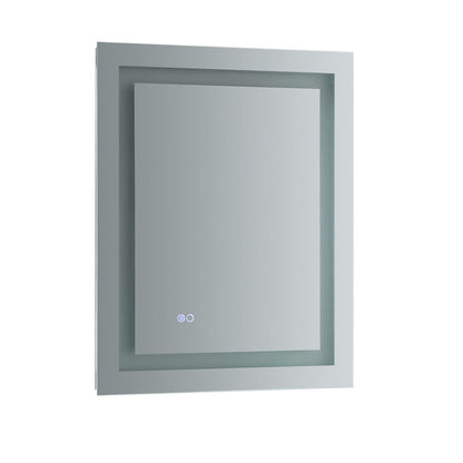 Fresca Santo 24 Wide x 30 Tall Bathroom Mirror w/ LED Lighting and Defogger