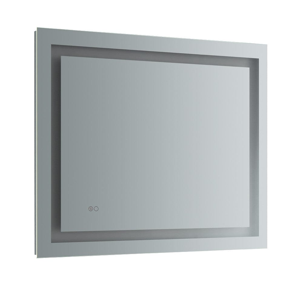 Fresca Santo 36" Wide x 30" Tall Bathroom Mirror w/ LED Lighting and Defogger