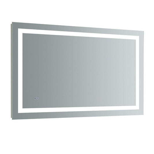 Fresca Santo 48" Wide x 30" Tall Bathroom Mirror w/ LED Lighting and Defogger