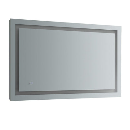 Fresca Santo 48 Wide x 30 Tall Bathroom Mirror w/ LED Lighting and Defogger