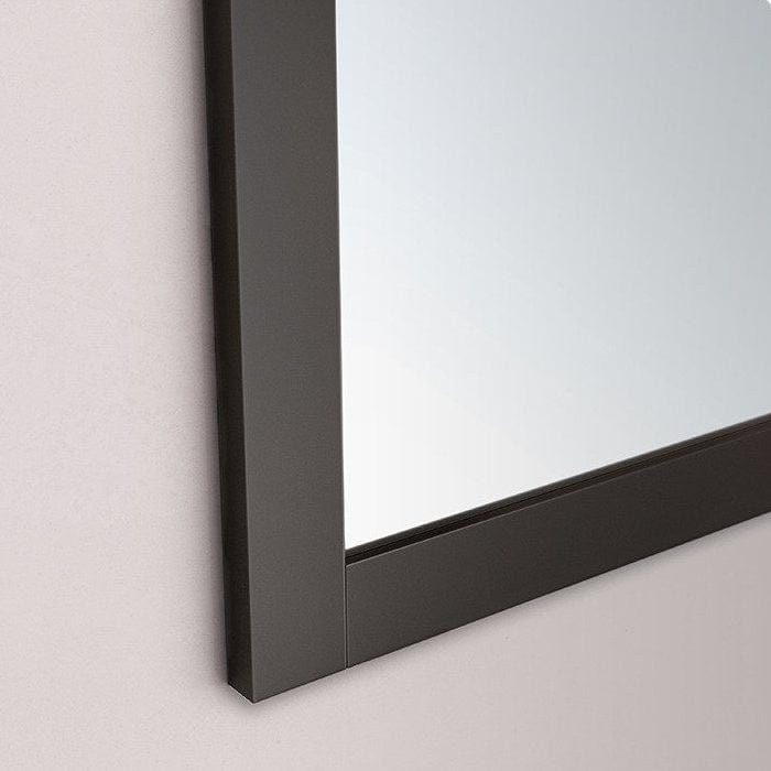 espresso wall mount mirror