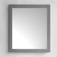 gray reversible mount mirror