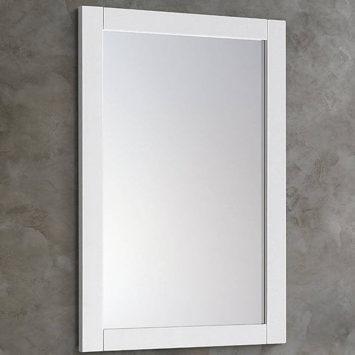 white wall mount mirror