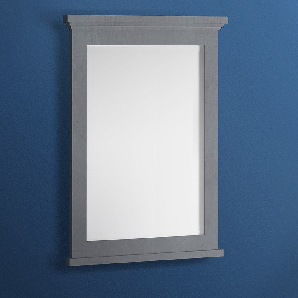 Fresca Windsor 27" Gray Textured Bathroom Mirror | FMR2427GRV