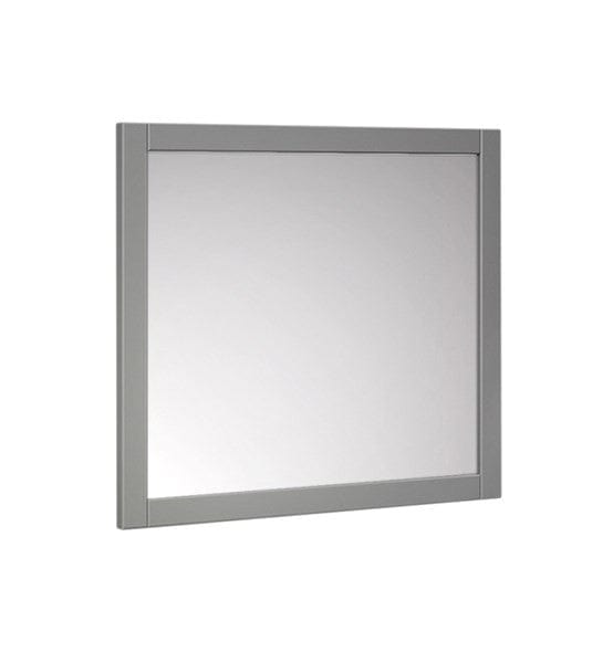 Pair of Fresca Manchester 30" Gray Traditional Bathroom Mirror