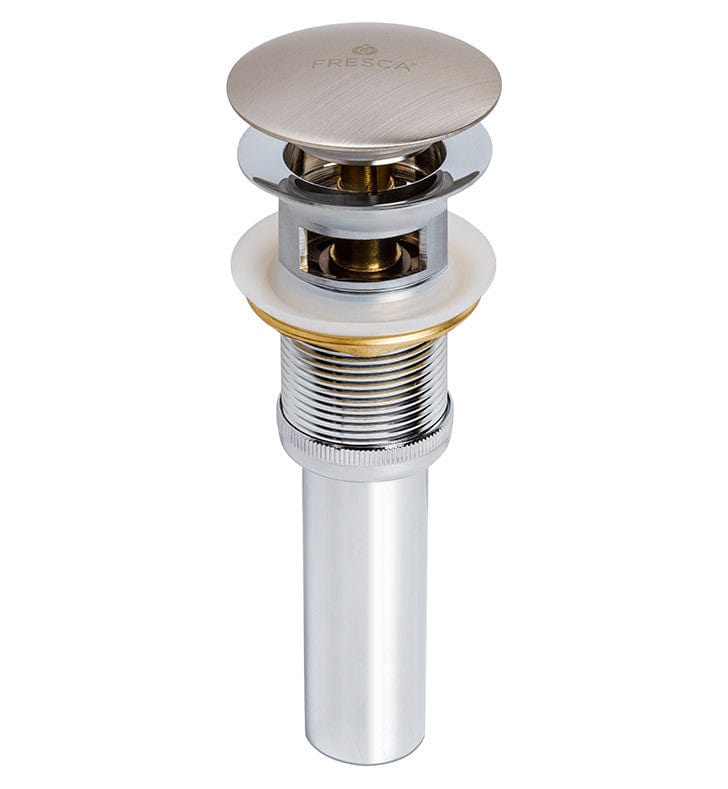 Fresca Pop-Up Drain Assembly with Overflow - Brushed Nickel (FPU1140BN)