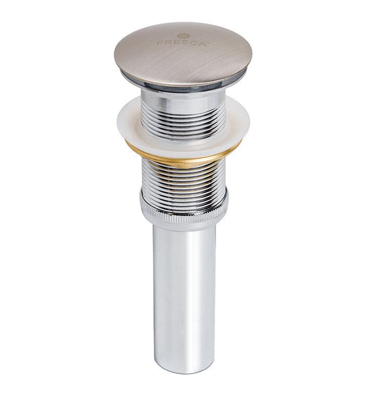 Fresca Pop-Up Drain Assembly Without Overflow - Brushed Nickel (FPU1240BN)