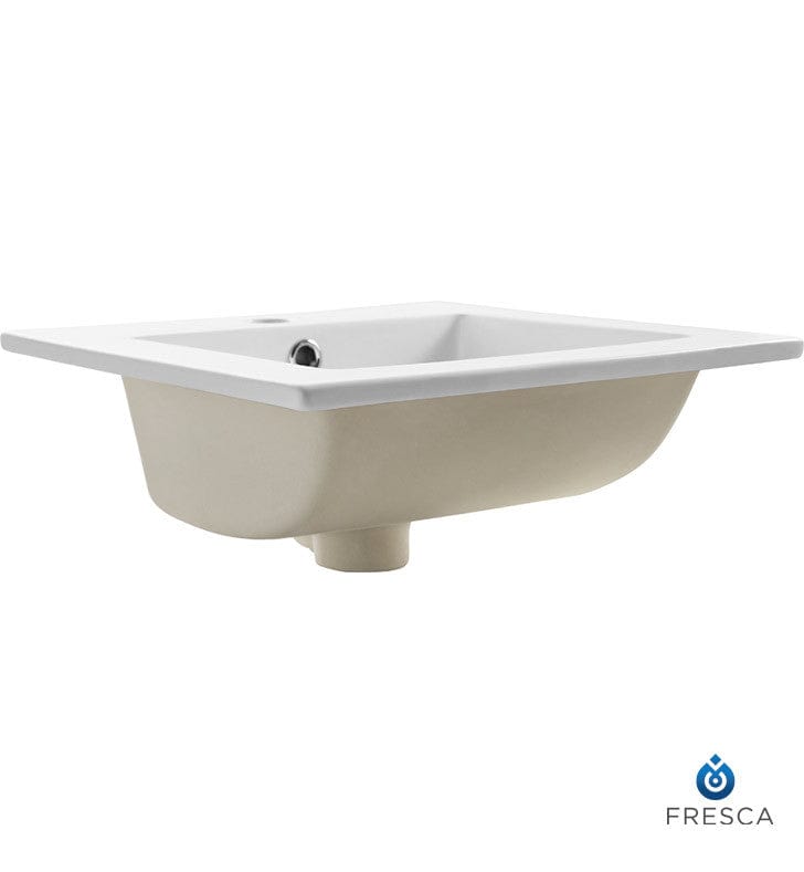 Fresca Allier 16 White Integrated Sink w/ Countertop