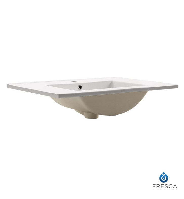 Fresca Allier 30 White Integrated Sink w/ Countertop