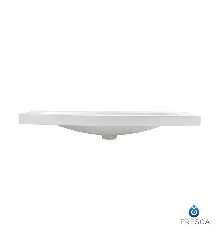 Fresca Energia 36 White Integrated Sink w/ Countertop